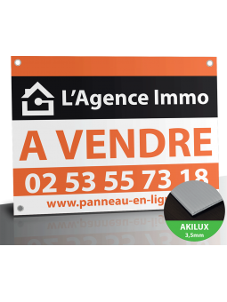 Panneau Immobilier A Vendre