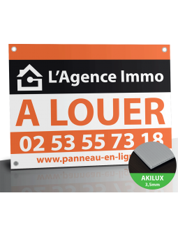 Panneau Immobilier A Louer