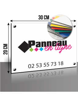 Panneau Alu-Dibond 30x20cm