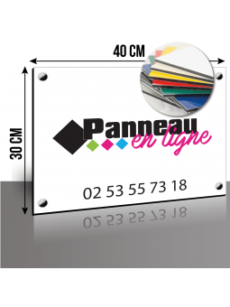 Panneau Alu-Dibond 40x30cm